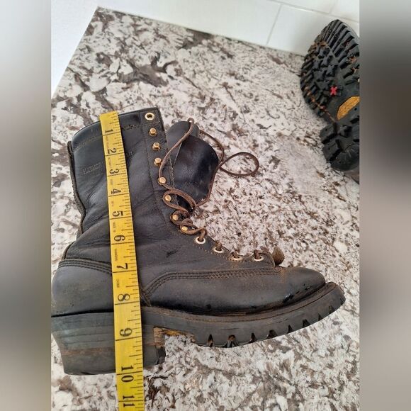 Hathorn Brown western lase-to- Toe Boots size men 7D women's 9.5 - Picture 8 of 9